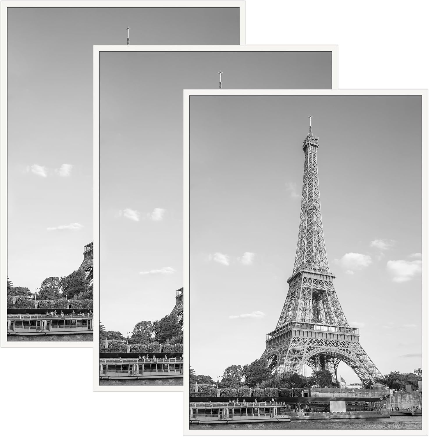 upsimples 16x24 Frame White 3 Pack, Poster Frames 16 x 24