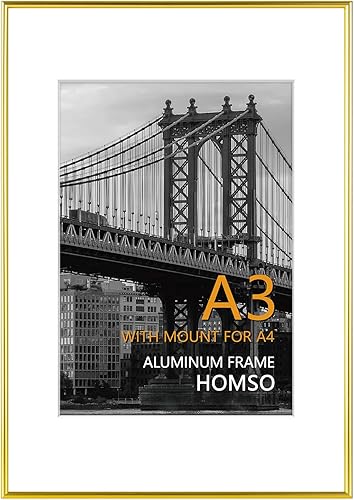 Vista 152 de Homso Marco de fotos de metal de 18 x 24 pulgadas, marco de fotos de aluminio de alta calidad de 18 x 24 pulgadas para pared, marco de fotos de Negro