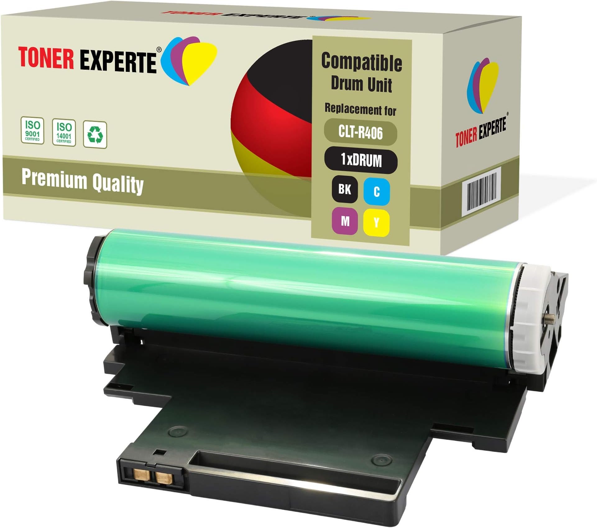 TONER EXPERTE® Compatible with CLT-R406 Drum Unit for Samsung Xpress SL-C410W C430W C460FW C460W C467W C480FN C480FW C480W CLP-360 CLP-360N CLP-365 CLP-365W CLX-3305 CLX-3305FN CLX-3305FW CLX-3305W