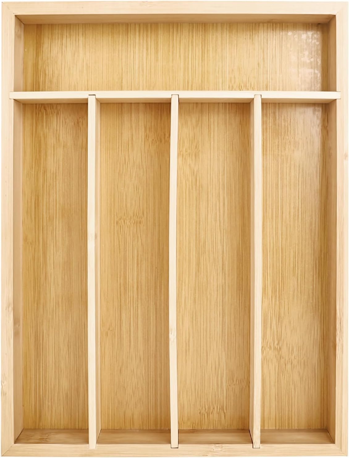 Plateau à ustensiles de cuisine en bambou pour des tiroirs toujours impeccables