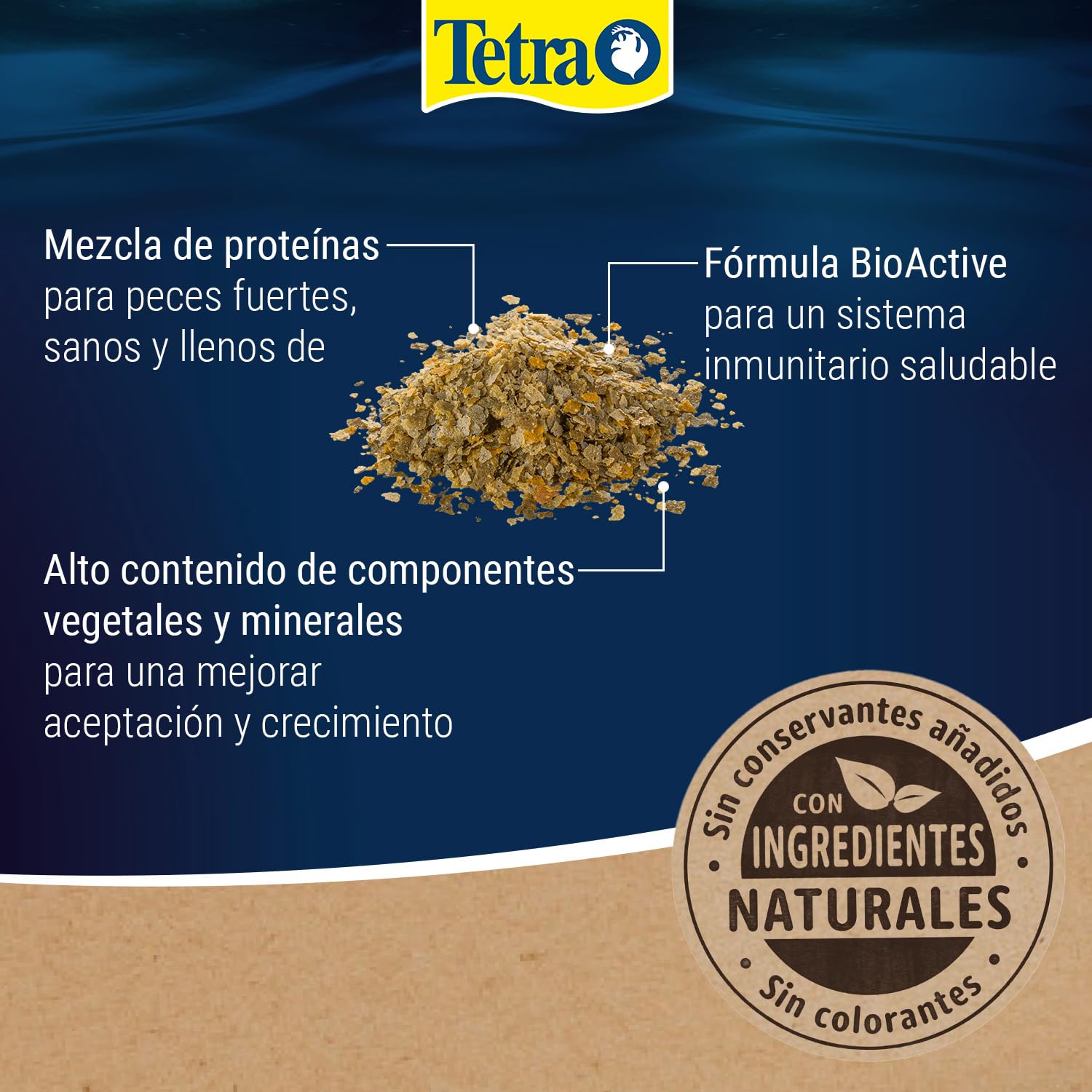 Tetra Guppy Mini Flakes - comida equilibrada y rica en nutrientes para guppys, lata 250 ml