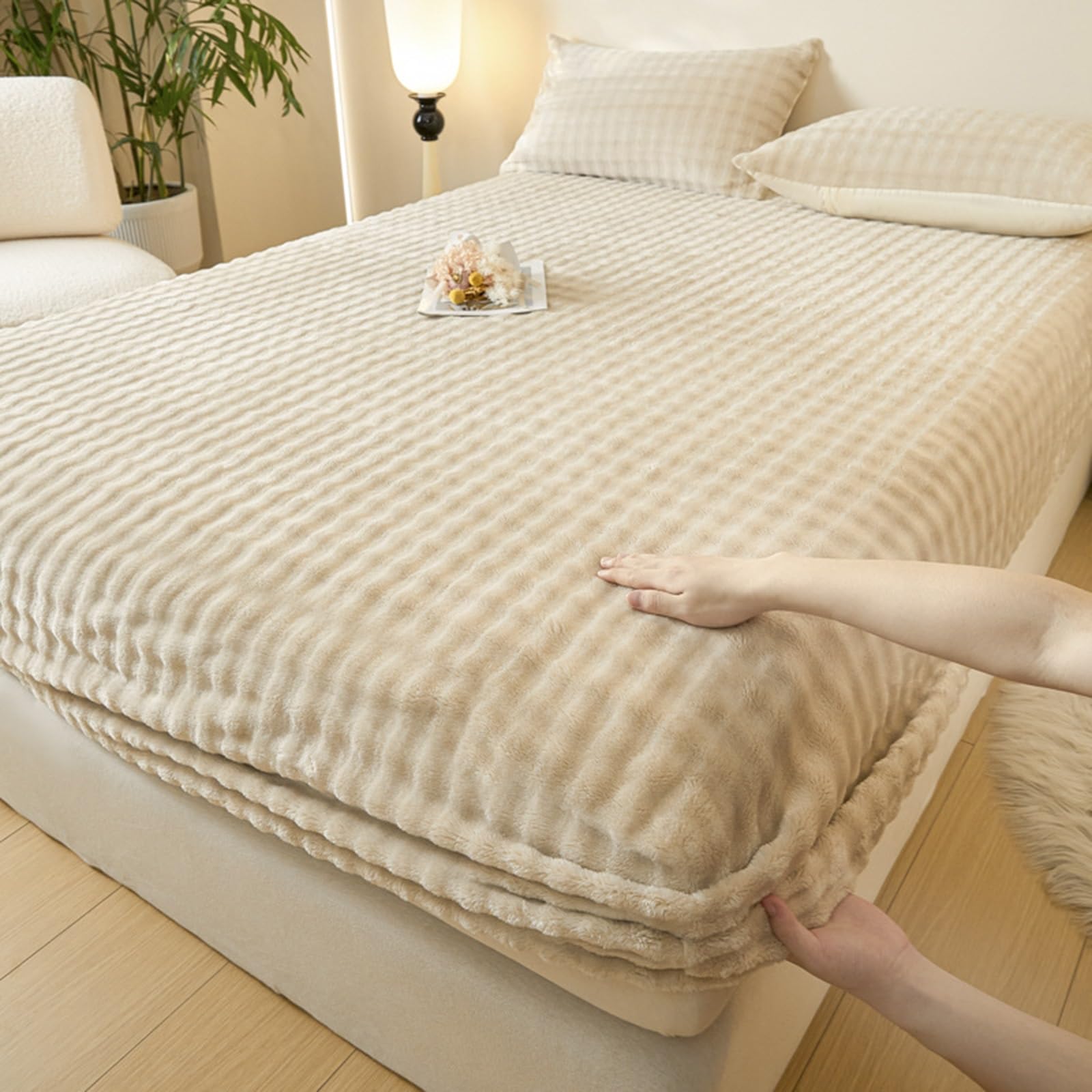 Drap-housse moelleux pour des nuits cocooning en hiver