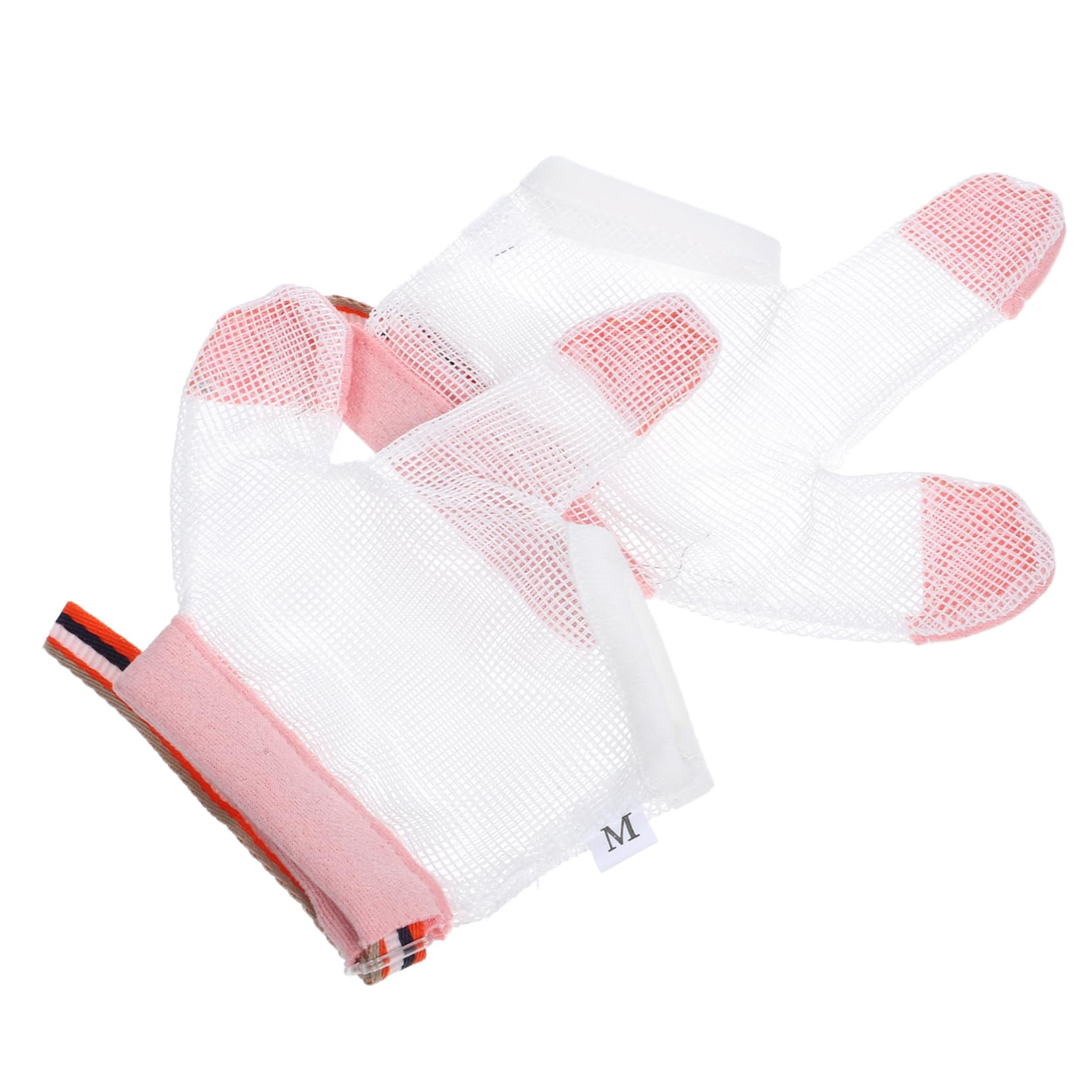 GARVALON Infant Finger Sucking Stop Guard 1 Pair No Finger Sucking Gloves Baby Anti-Scratch Gloves Comfortable Fit Mesh Design Random Color