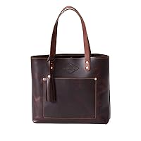 Algopix Similar Product 8 - Deluxe Leather Tote Bag for Women