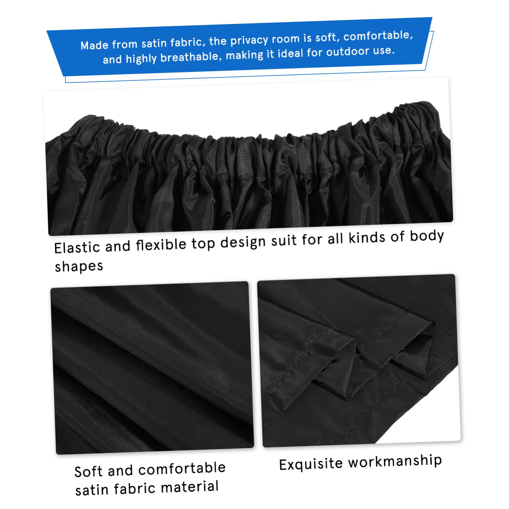 Garneck Portable Dressing Tent Pop up Canopy Cover Ups Privacy Shelter Instant Dressing Room for Outdoor Beach Swimming Random