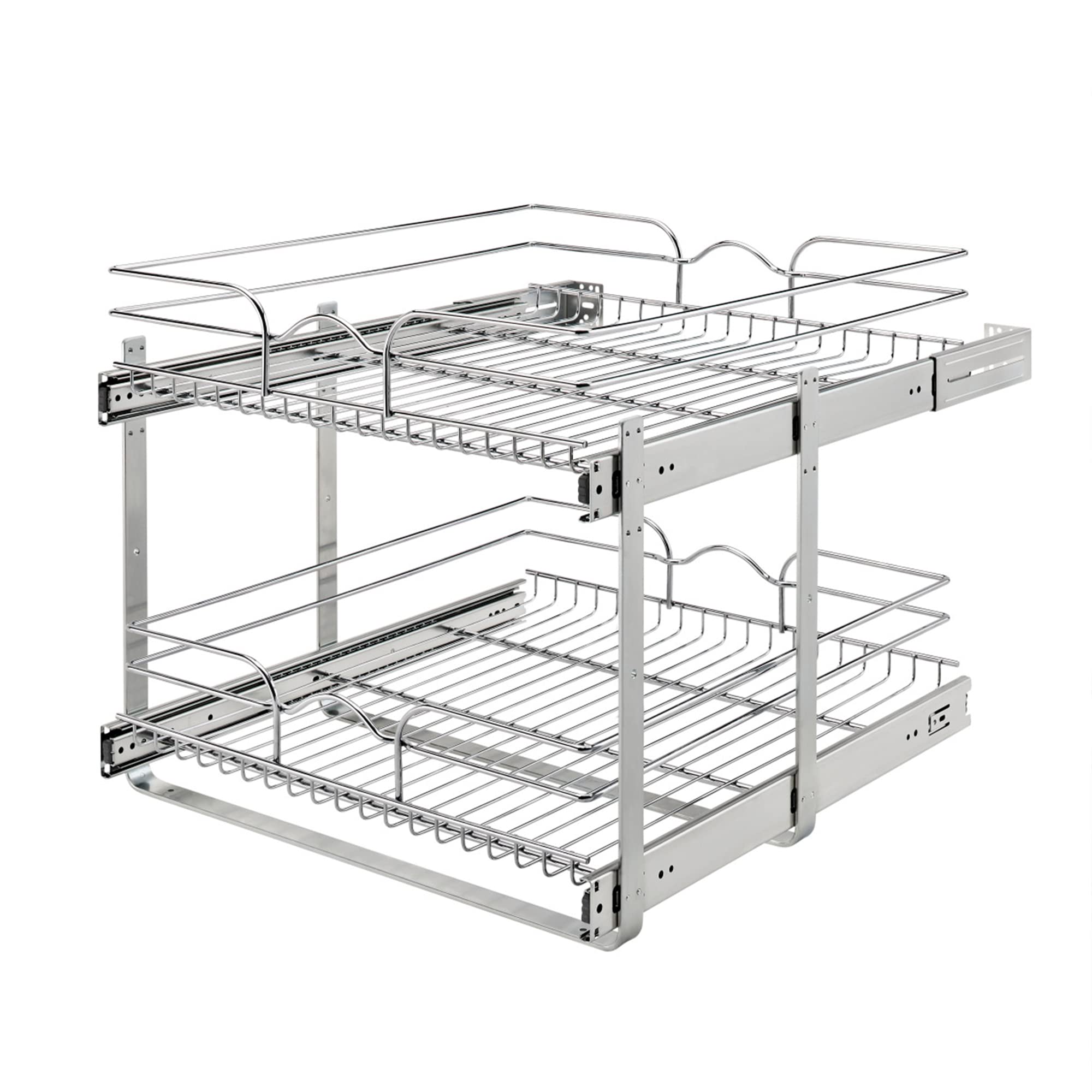 Rev-A-Shelf Pullout Organizer for Cabinets, Min Opening Width of 24"