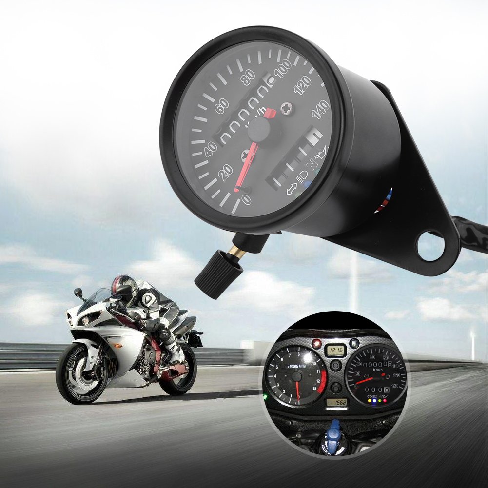 Compteur de vitesse moto, jauge de compteur kilométrique moto noir avec indicateur indicateur de vitesse mobylette compteur moto+compteur moto compteur moto compteur moto compteur moto compteur moto