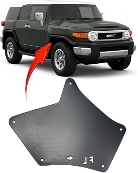 Fitparts New Front Passenger Side Right Shield Splash For 2003-2021 Toyota 4Runner FJ Cruiser TO1251129 5373535151