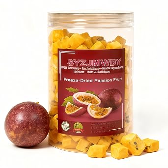 Premium Freeze Dried Passion Fruit 7oz 199g - 100%, No Sugar Added | for Tea, Smoothies, Baking & Cocktails