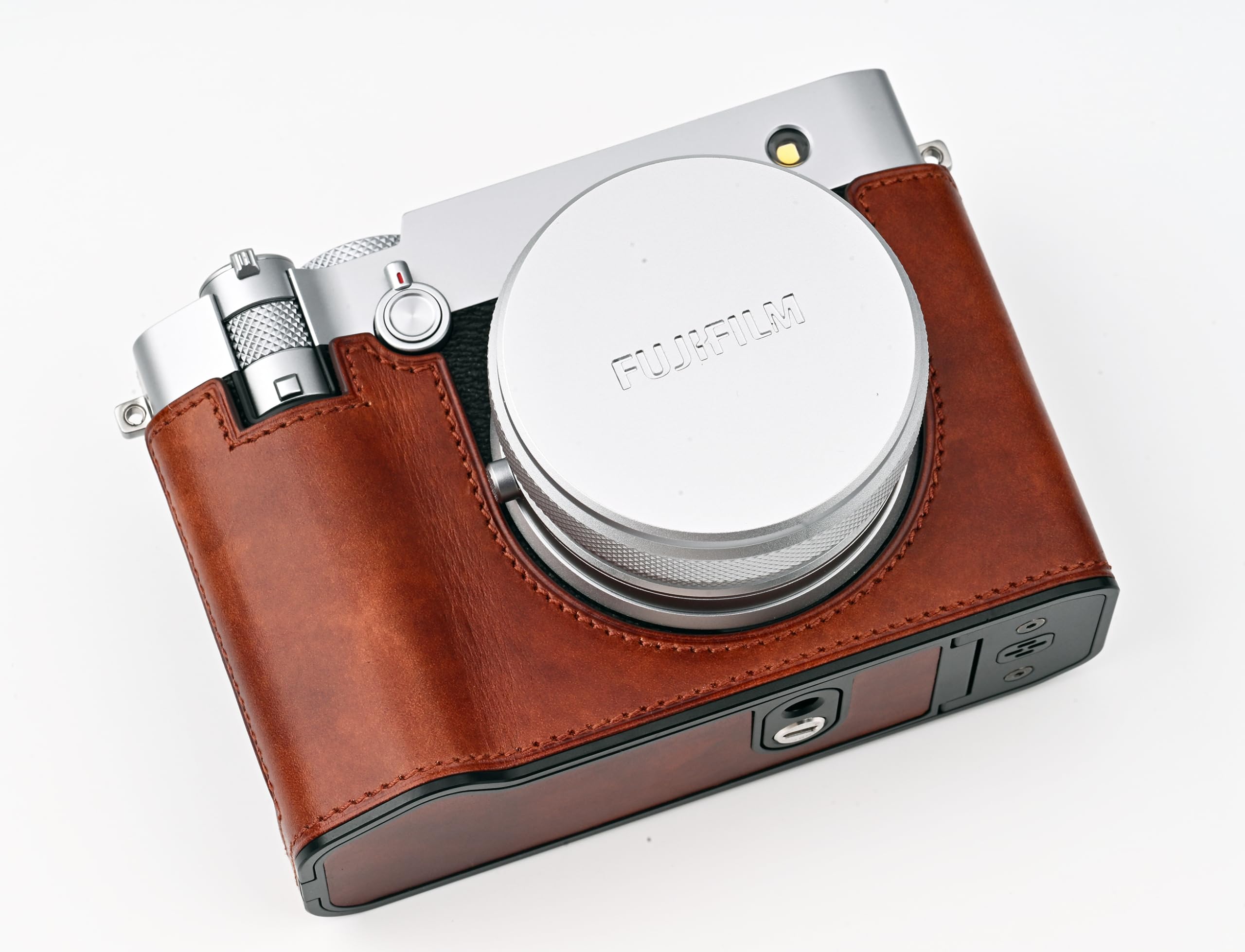 Amazon.co.jp: ハンドメイド本革カメラハーフケース Fujifilm GFX100RF