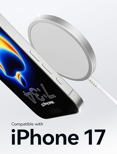 Miniatura 2 de JSAUX Cargador para iPhone 17 Magsafe de carga inalámbrica, compatible con iPhone 17 Air Pro Max1615141312, almohadilla de carga magnética segura