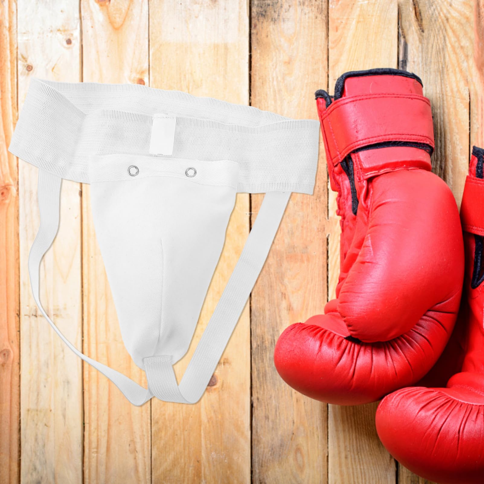 SUPVOX Pantaloni Inguinali Protezione Inguinale Resistente All'usura Protezione Inguinale Professionale Protezione Inguinale Per Pugilato Della Guardia Inguinale Bianca Emulsione