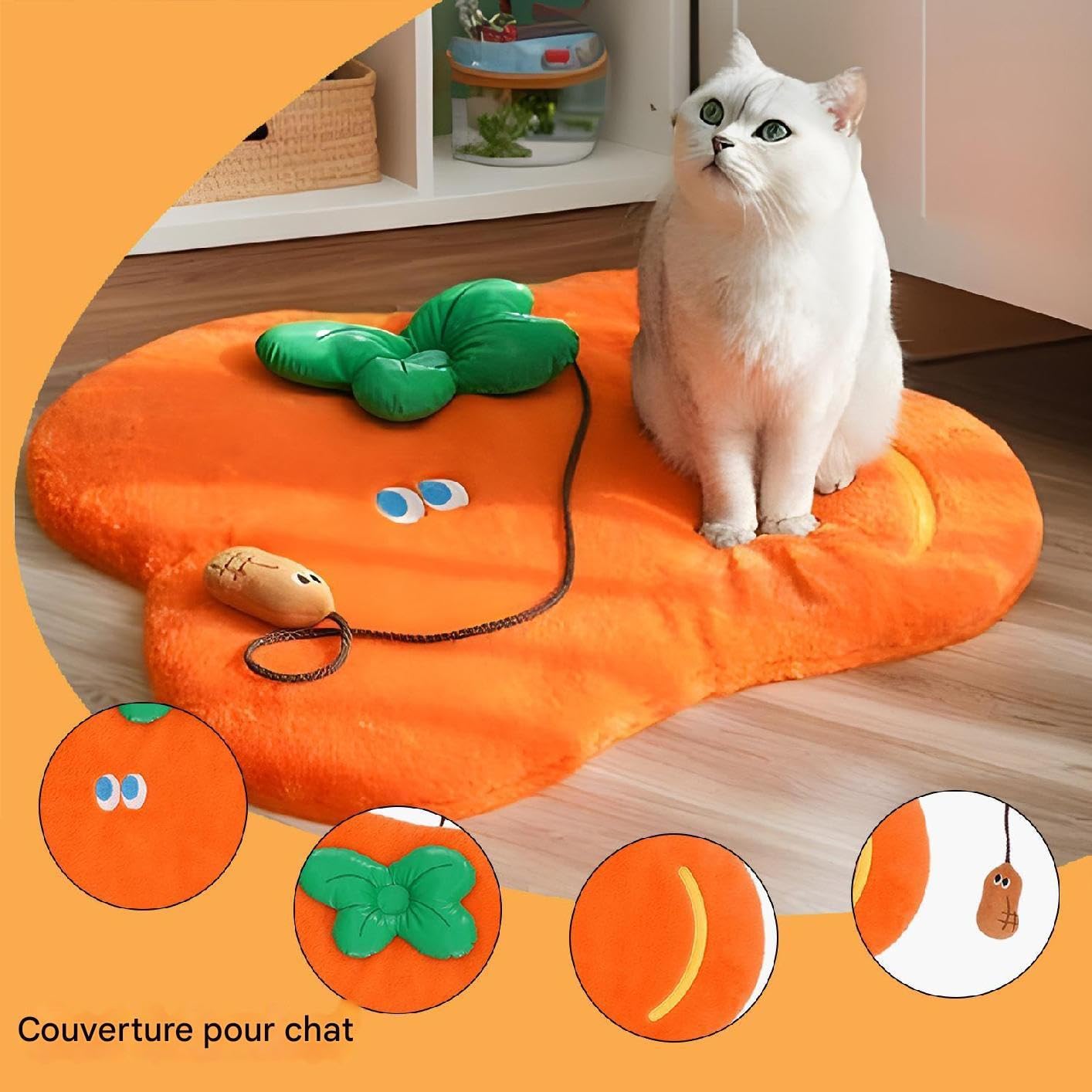 Cuscino Morbido per Gatti Cuccia per Tappetino Da Pavimento Per Cani