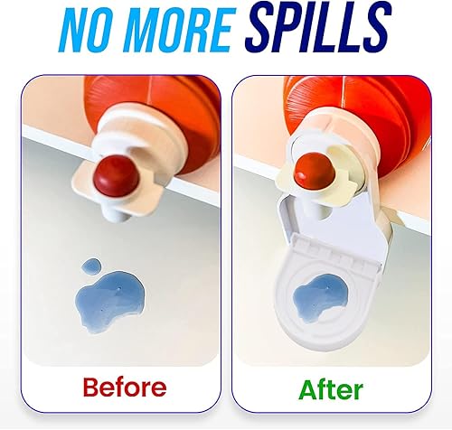 Miniatura 4 de Paquete de 2 soportes para vasos de detergente para ropa sucia, atrapador de goteo de detergente, bandeja de goteo, no más desorden ni fugas y