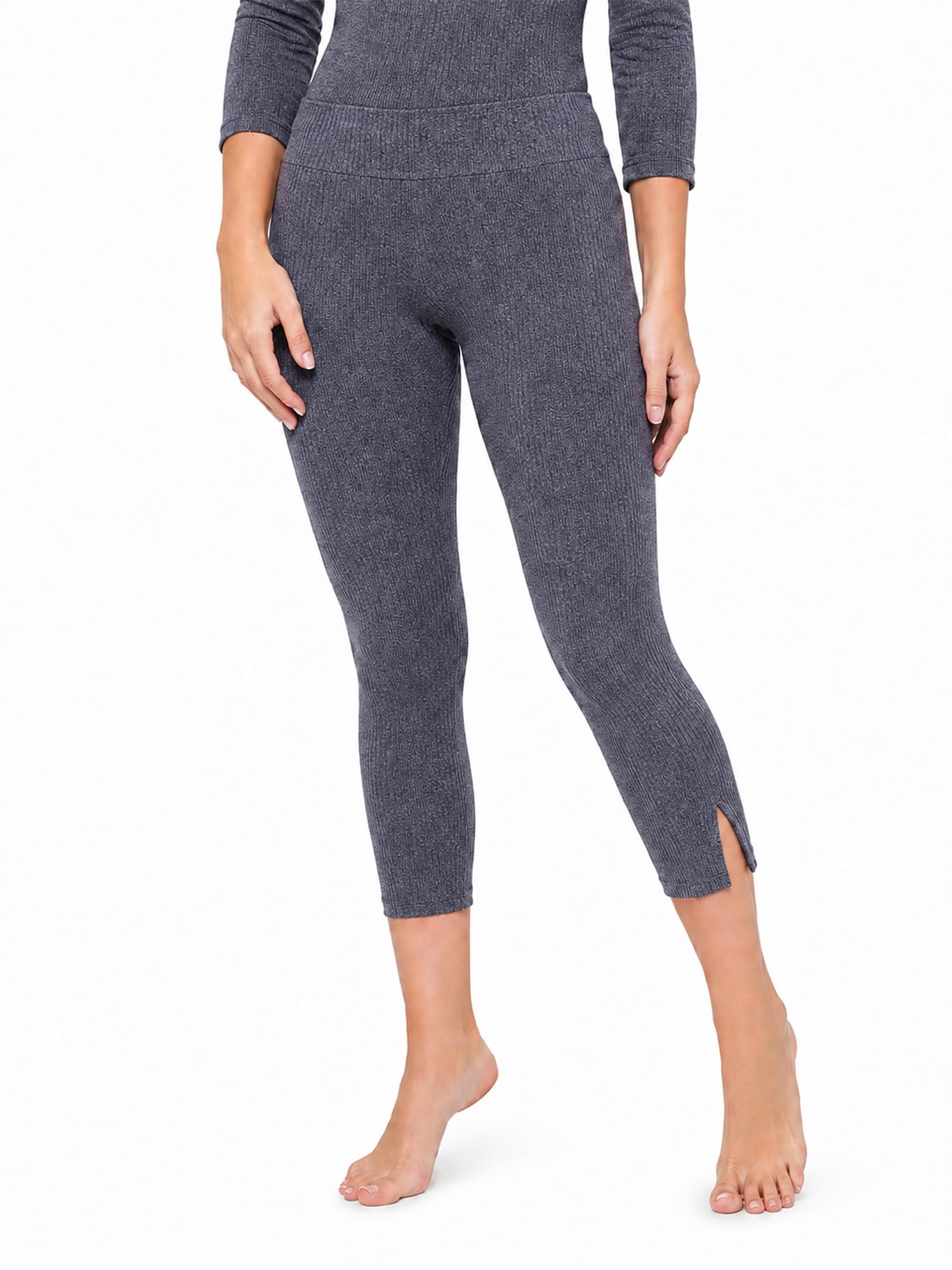 BODYCARE Women's Thermal Leggings | Skinny Fit Fleece Lined Winter Wear Bottoms | Warm Stretchable Pants for Cold Weather | Soft Insulated Innerwear | Pack of 1-image-45