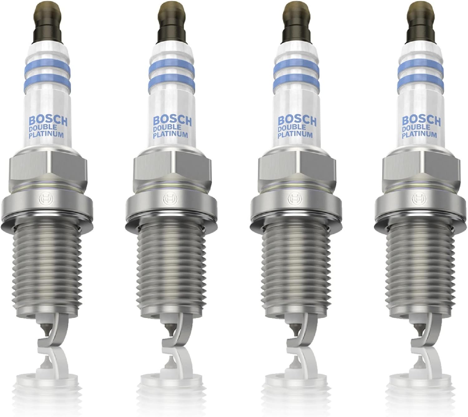 Bosch FR8DPP33 (+45) - Spark Plugs Double Platinum - Set of 4