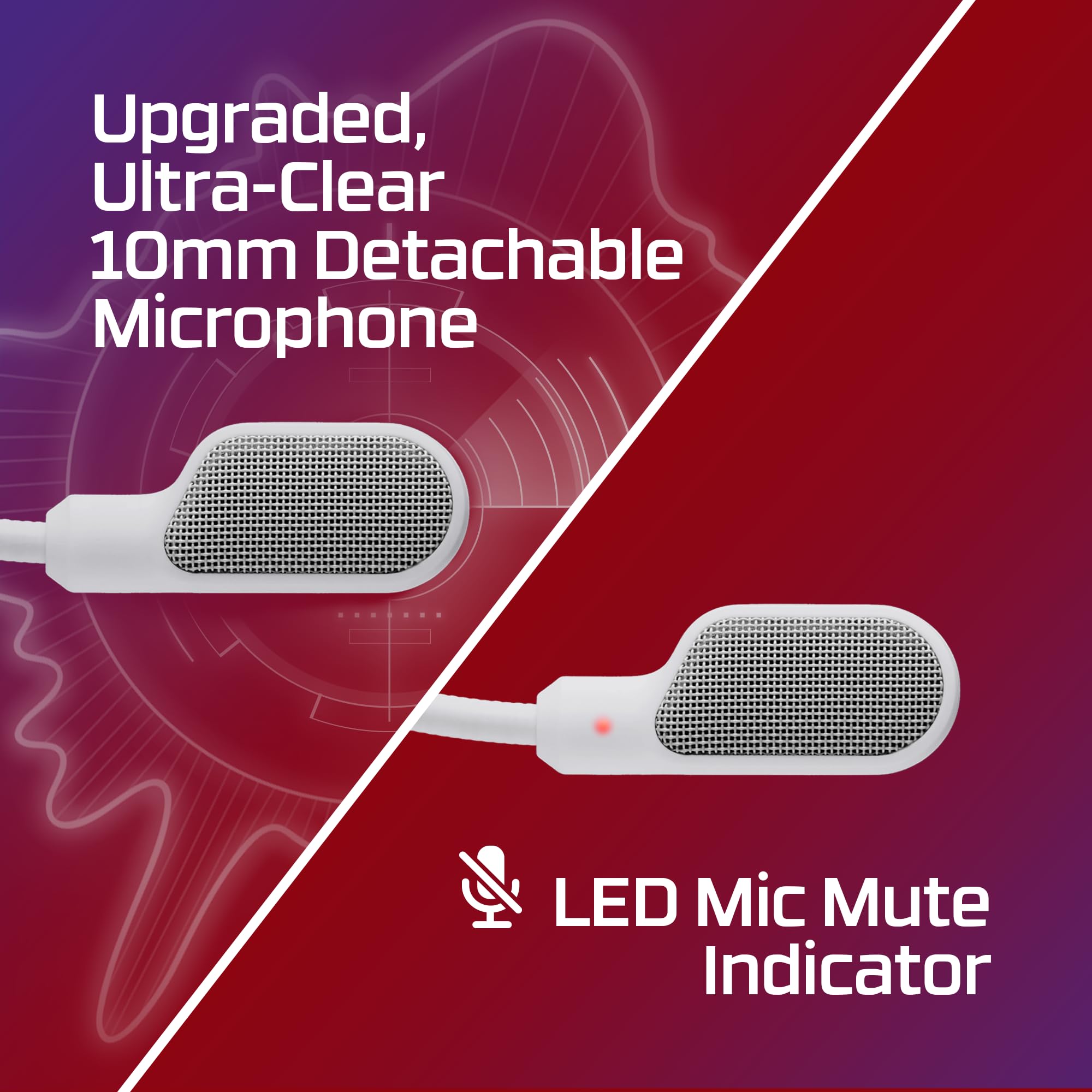 HyperX Cloud III – Wired Gaming Headset, PC, PS5, Xbox Series X|S, Angled 53mm Drivers, DTS, Memory Foam, Durable Frame, Ultra-Clear 10mm Mic, USB-C, USB-A, 3.5mm – White