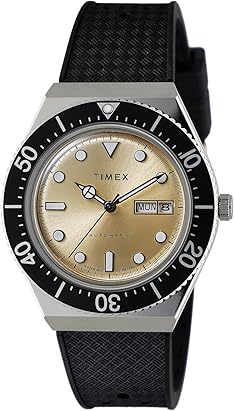 Timex M79 Automatic 40mm Synthetic Rubber Strap Watch: TW2W47600