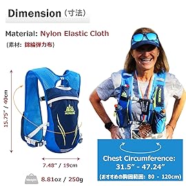 Azarxis Hydration Running Vest Backpack Pack 5.5L for Women and Men Jogging Trail Race Marathon Cycling Hiking (Rose Red with 2L Water Bladder)