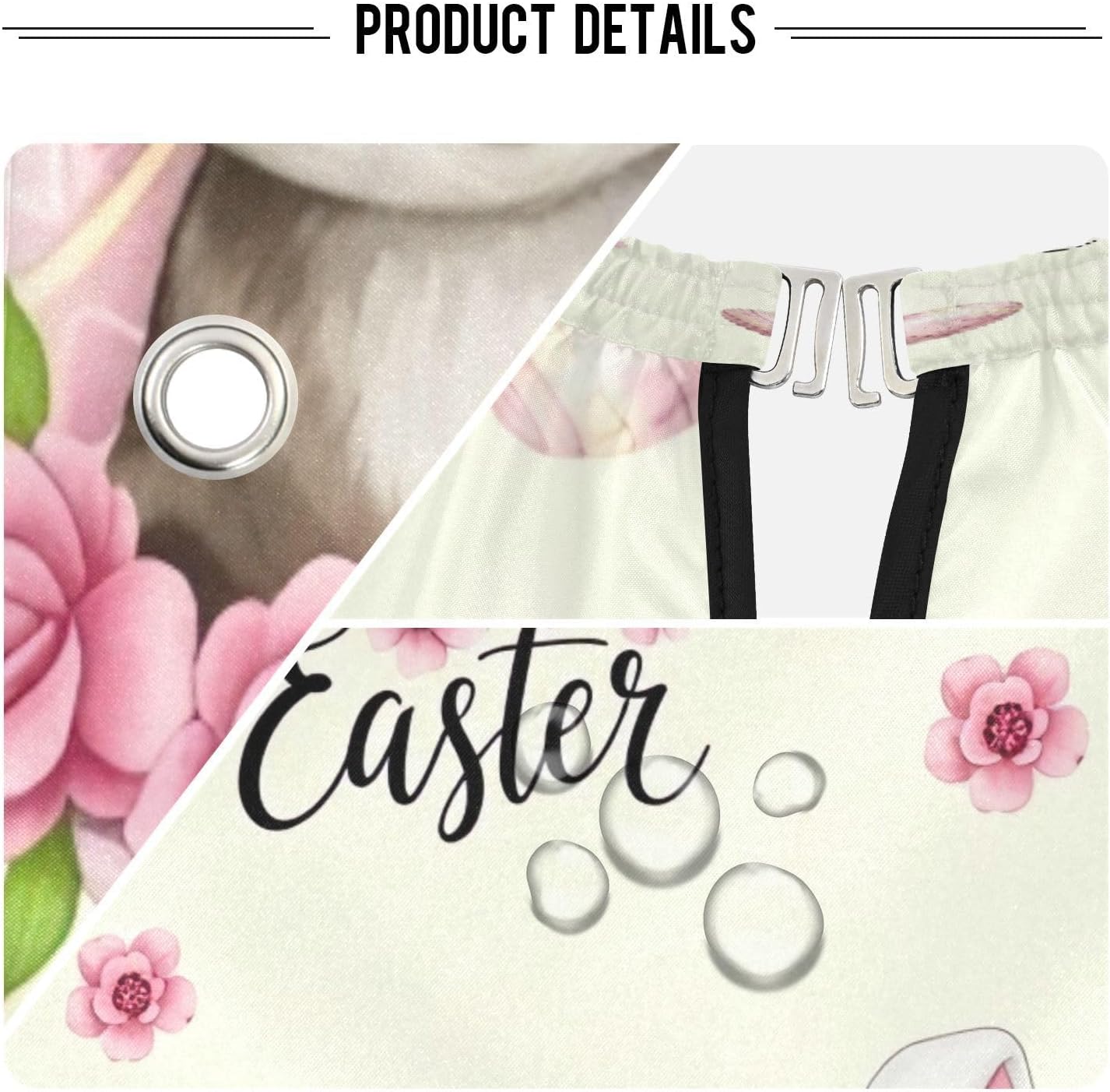 Cute Cats Pink Flowers Haircutting Apron Cape Hair Coloring Cape Women, 64.9 in x 55.1 in Salon Capes for Clients