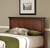 Homestyles Aspen Cherry Queen Headboard - Rustic Mahogany Wood for Cozy Bedroom Chalet Style