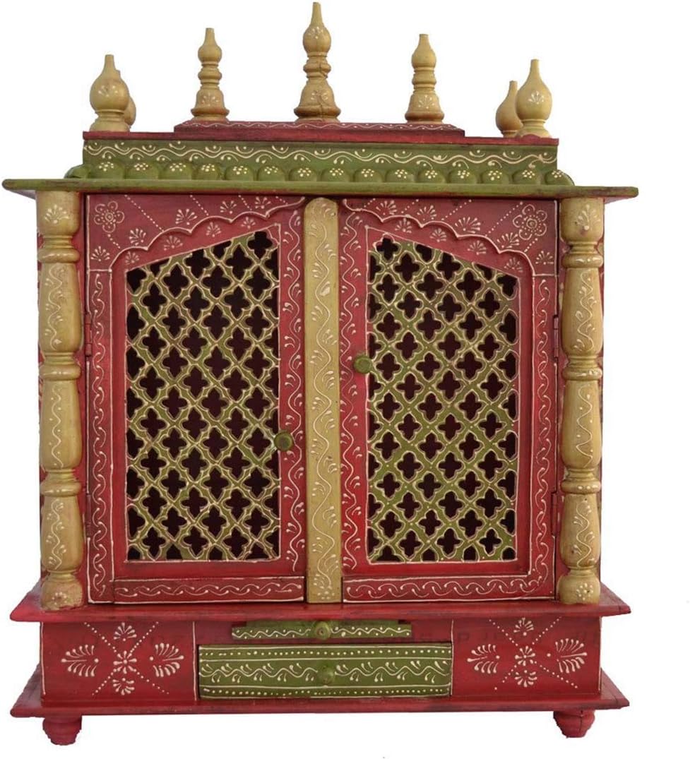 Indian Handicrafts Export Home Temple/Pooja Mandir/Wooden Temple/Temple for Home/Mandap