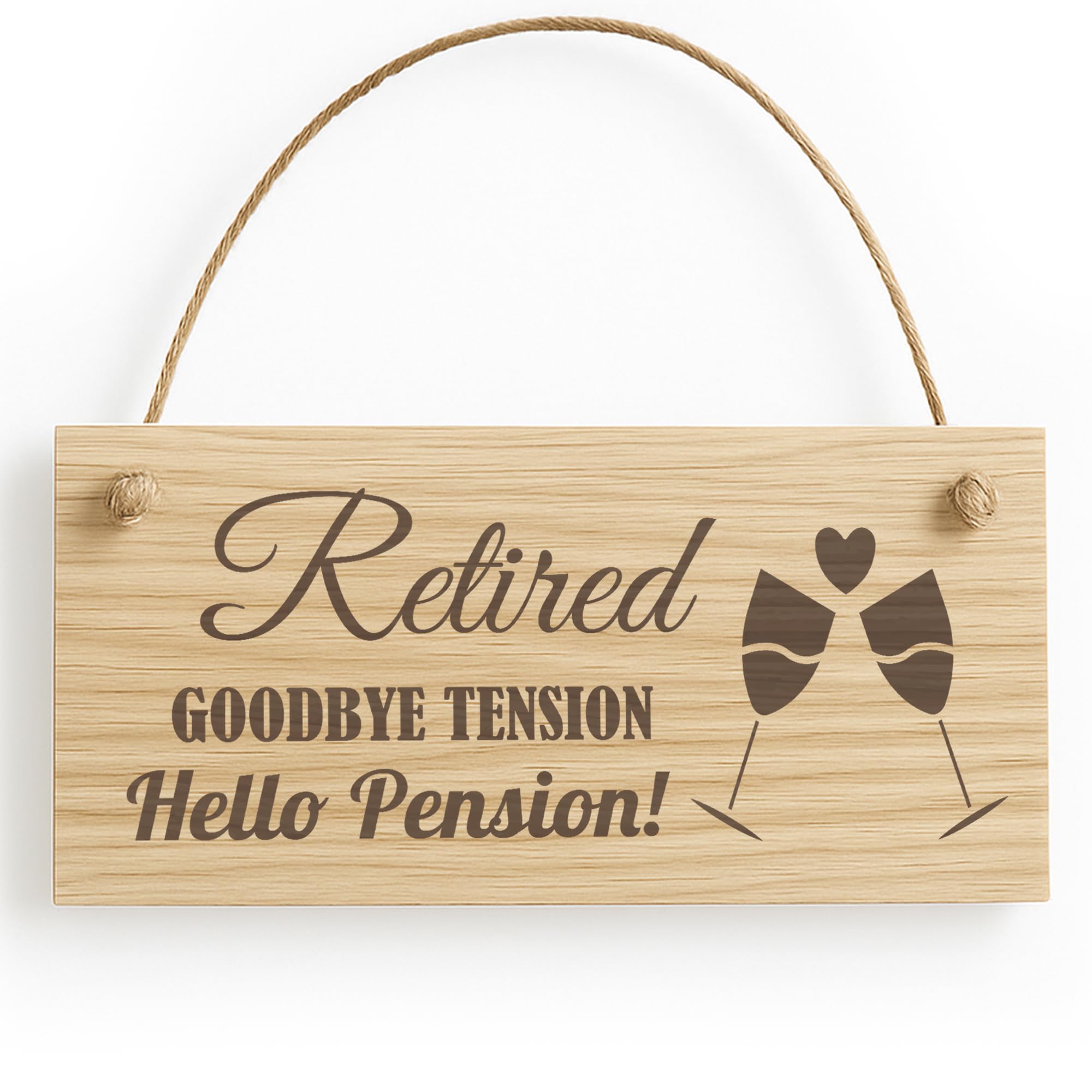 Red Ocean Retirement Gifts For Women Men Hanging Wood Plaque Grandad Nan Gifts For Him Her Friendship Gift