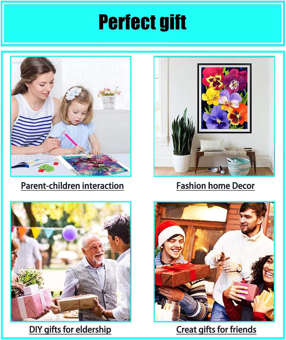 Kit De Llavero De Pintura Con Diamantes 5D – Manualidades Para Adultos Y Principiantes