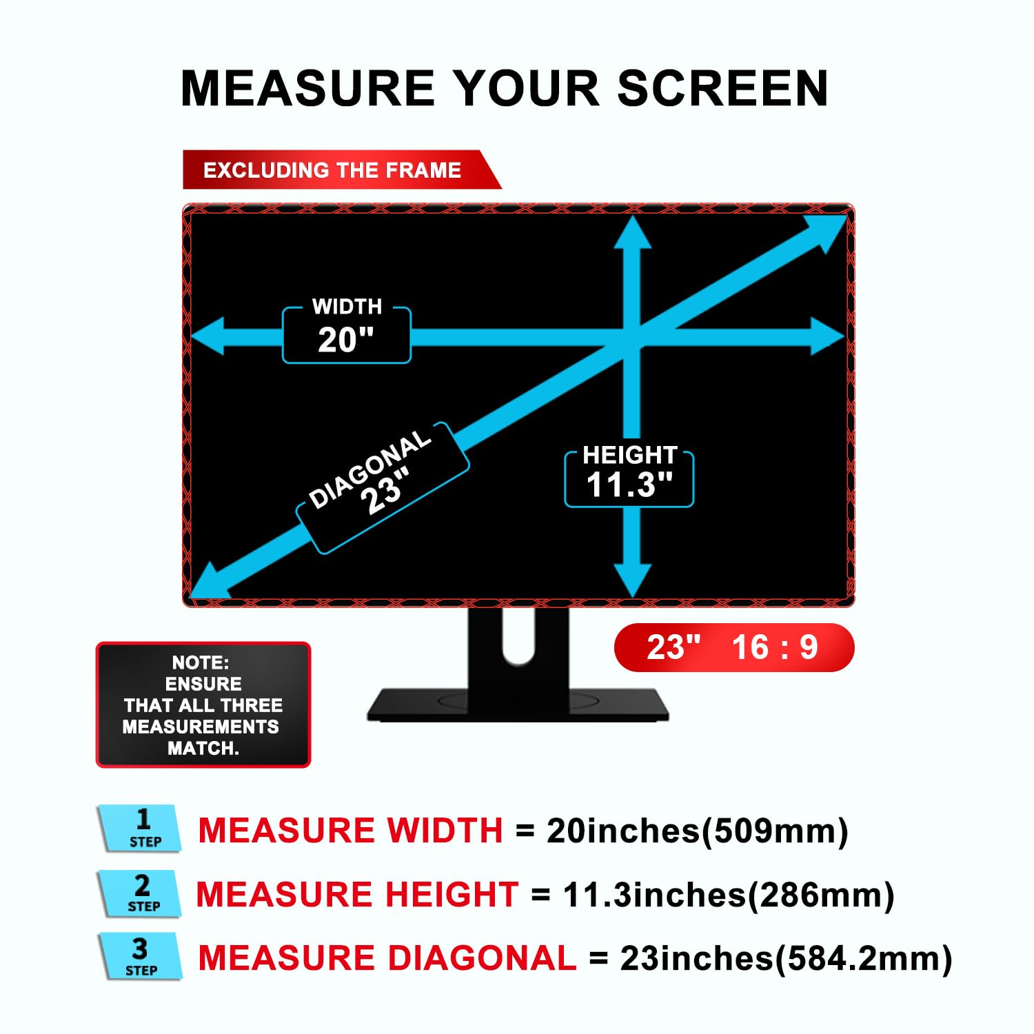 Filtro De Privacidad Y Antiluz Azul Para Monitor De 23 Pulgadas 16:9 - Protección Antideslumbrante Y Antiespía