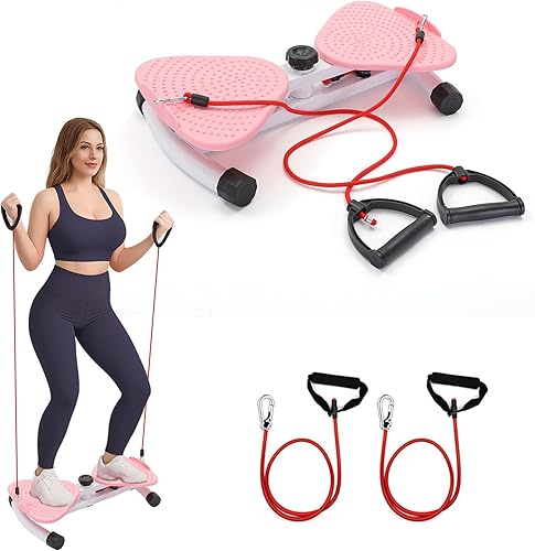 Miniatura 8 de EPHESPORT Máquina de torsión de cintura, abdominales para entrenamiento en casa, tablero giratorio para ejercicio, adelgazamiento de cuerpo completo