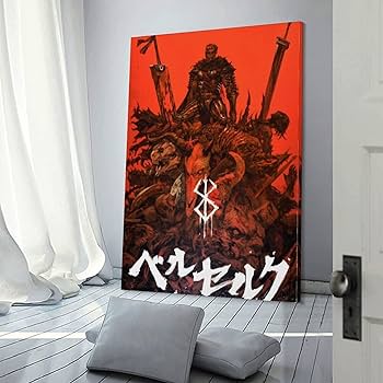 Amazon.co.jp: ベルセルク ガッツ グリフィス ポスター 装飾画 アート