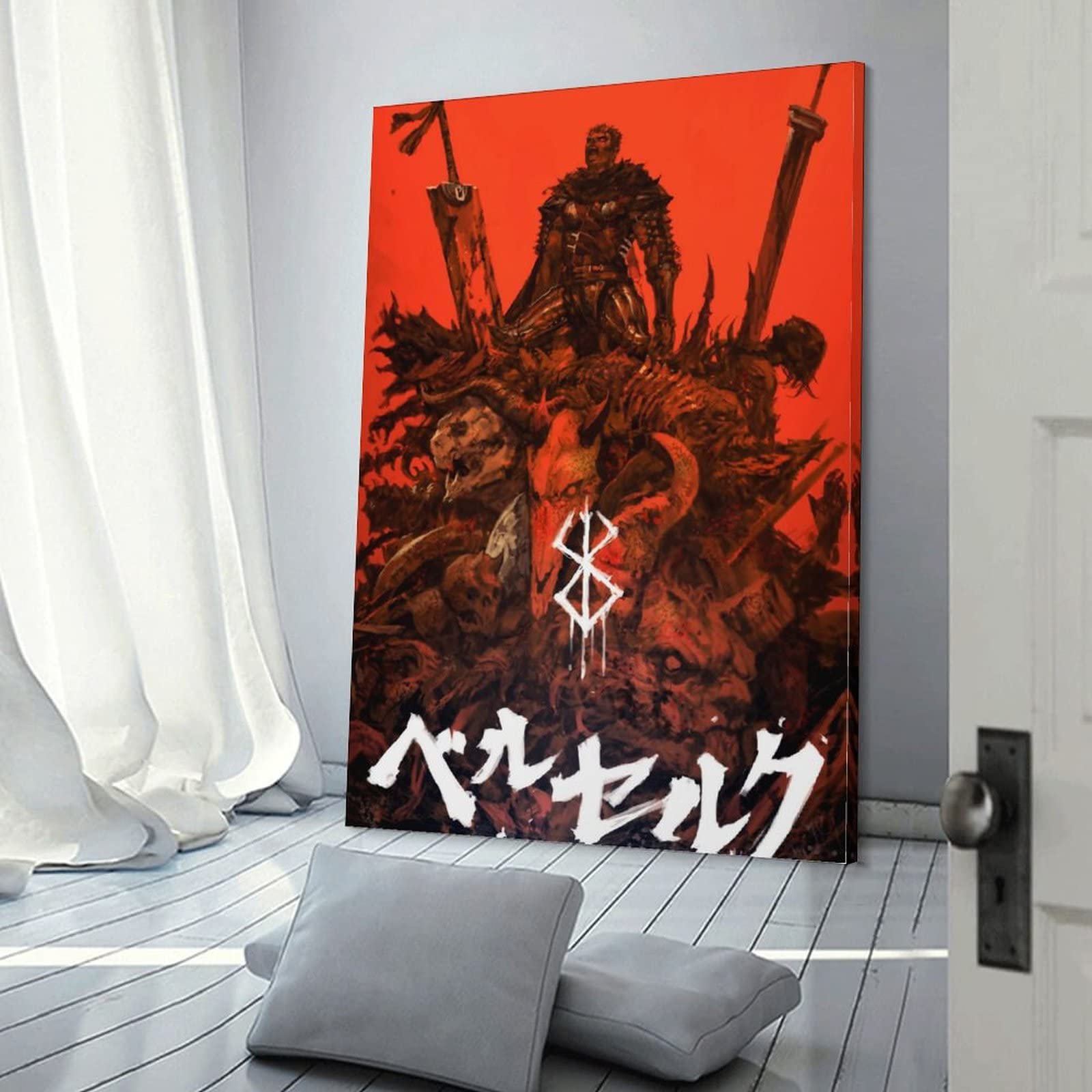 Amazon.co.jp: ベルセルク ガッツ グリフィス ポスター 装飾画 アート