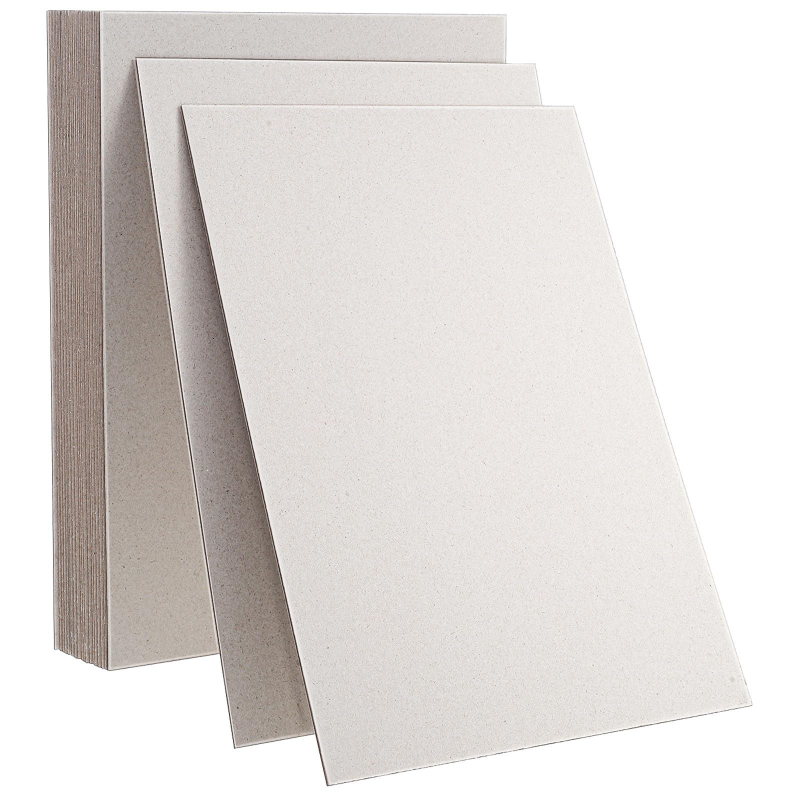 Cabilock 20 Blatt Graupappe Karton zum Basteln 20 Blatt mit Hoher Festigkeit und Stabilem Papier für Scrapbooking und Selbstgemacht Projekte