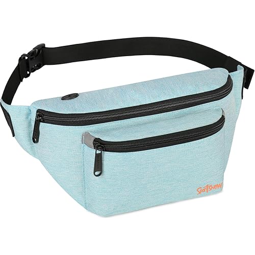 Fanny Pack for Men Women - Waist Bag Pack - Lightweight Belt Bag for Travel Sports Hiking