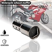 Vista 7 de LKV Motorcycle DB Killer 51mm Universal Muffler Silencer Baffle Removable Noise Eliminator Compatible with Harley Moto Guzzi Honda Kawasaki Suzuki