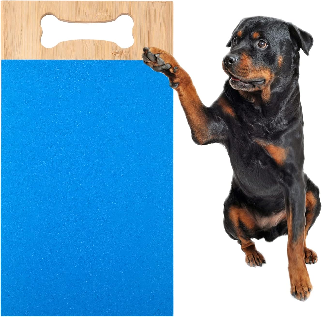 LUTER Dog Scratch Pad for Nails, Double Sided Scratch