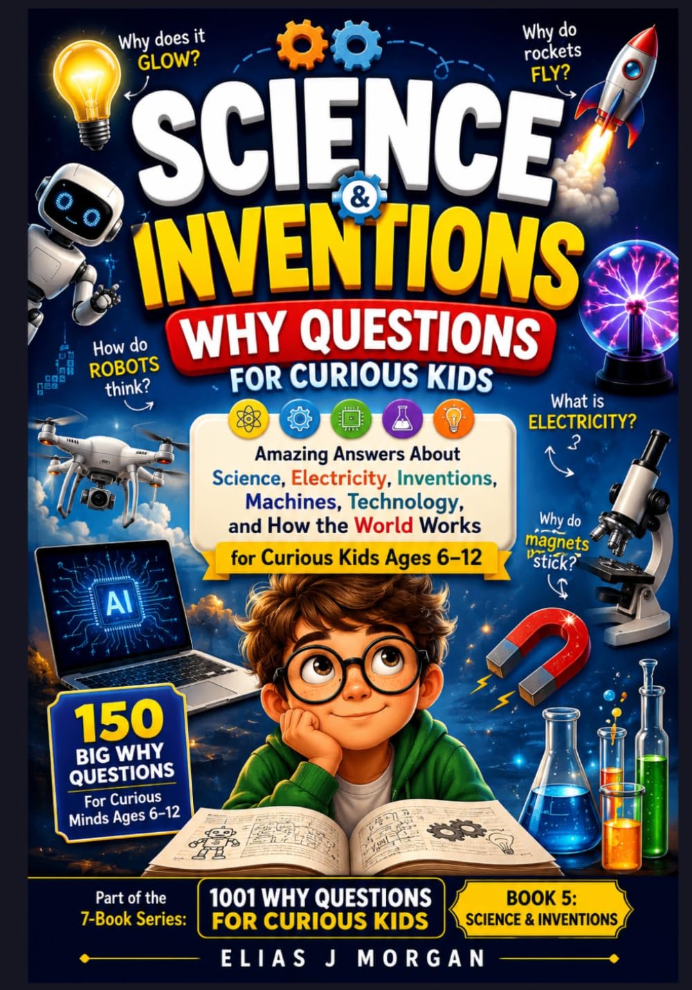 Science & Inventions: Why Questions for Curious Kids: Amazing Answers About Science, Electricity, Inventions, Machines, Technology, and How the World ... (1001 Why Questions for Curious Kids Series)