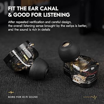 3 Pairs CCZ ZT01 Silicone Eartips,KINBOOFI Soft Silicone IEM Eartips Earbuds,Ddurability Replacement Earbud Tips for KZ ZST ZS10 PRO ZS10 PRO X AS10 ZSN PRO X ZSN PRO ZS10 PRO2 TANGZU WAN'ER(4559)