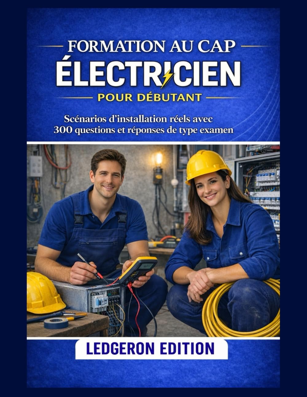 Formation au CAP électricien pour débutant: Scénarios d'installation réels avec 300 questions et réponses de type examen