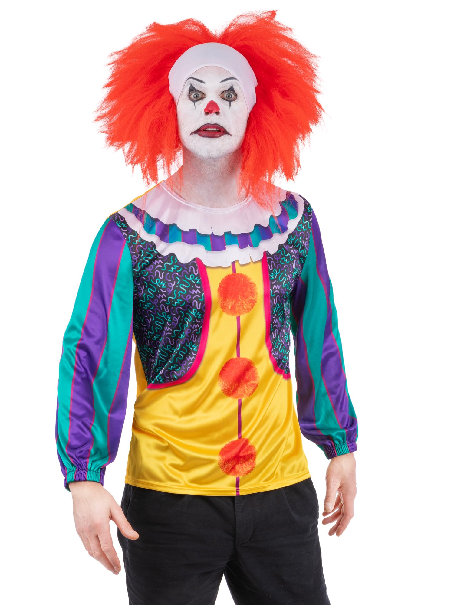 Smiffys Men's It Classic Pennywise Top