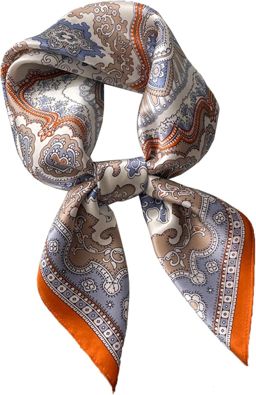 Amazon | [RYXYGYY] メンズ 男性用 100% シルク 正方形 スカーフ