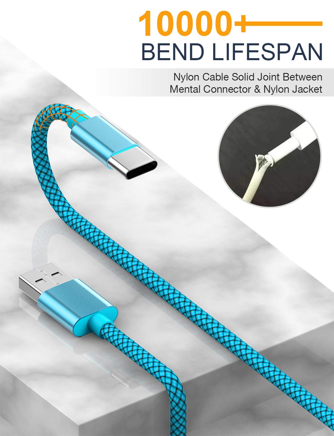 OULUOQI USB Type C Cable