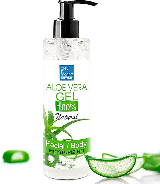 Gel Aloe Vera Bio 100% Naturel - Soin Visage Anti-Âge, Corps et Cheveux Hydratant 200 ml