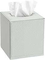 Vista 16 de Sumnacon Funda de Caja de Paños Cuadrada Elegante Caja de Paños con Base Magnética de PU, Funda de Paños de Cuero en Cubo para Sala de Estar, Baño