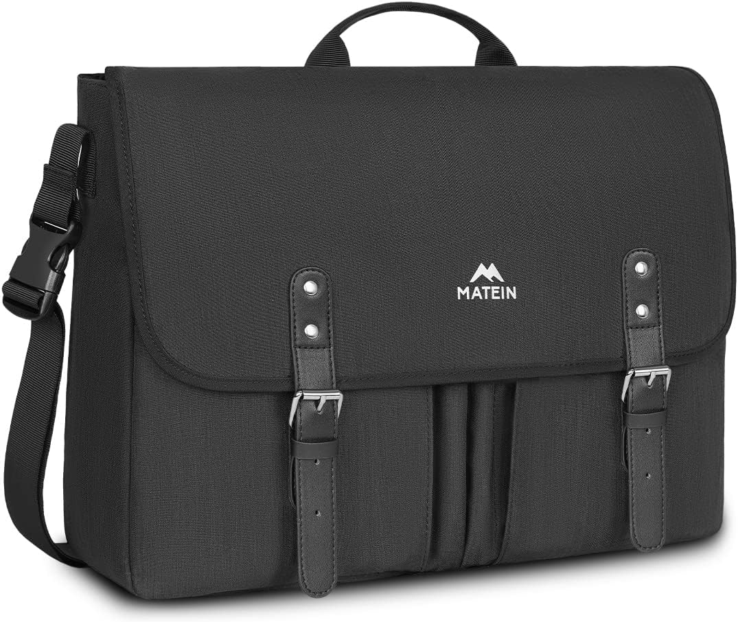 MATEIN 17 Inch Messenger Bags for Men, Large Laptop Briefcase Lightweight Unisex