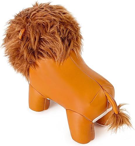 Miniatura 5 de CUP MYSTERY Juguete de peluche de león (10 pulgadas), regalo de cumpleaños, lindo león suave decoración