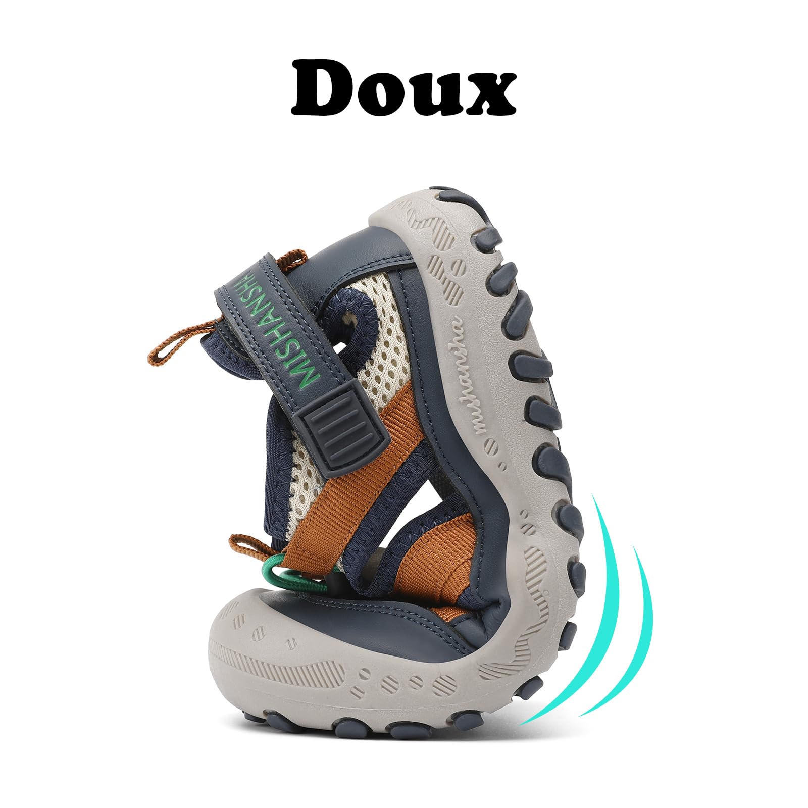Mishansha Sandales Garçon Bout Fermé Été 24-38 EU | Chaussure de Randonnée, Enfants, Respirantes, Plage, Outdoor