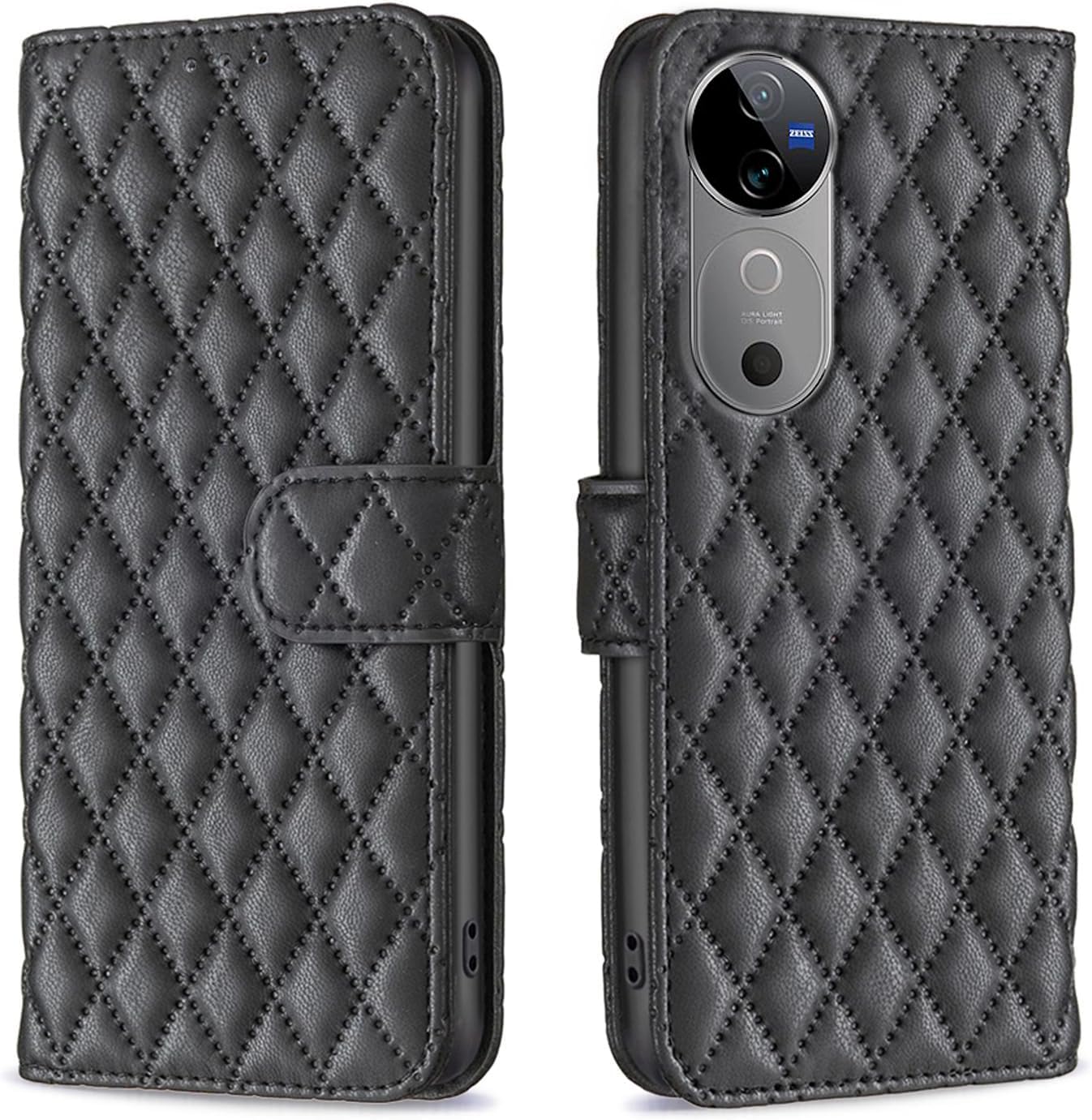 ClickCase Butterfly Series for vivo V40 5G Leather Embossing Wallet Flip Case Kick Stand Magnetic Closure Flip Cover for vivo V40 5G (Purple) (B0DCNLC65P) Amazon Price History, Amazon Price Tracker