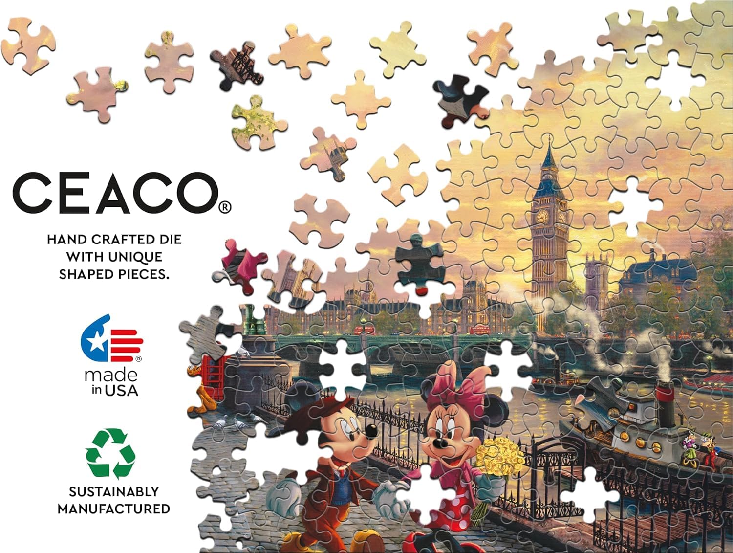 Amazon | Ceaco - トーマス・キンケード - ディズニー - ロンドンの