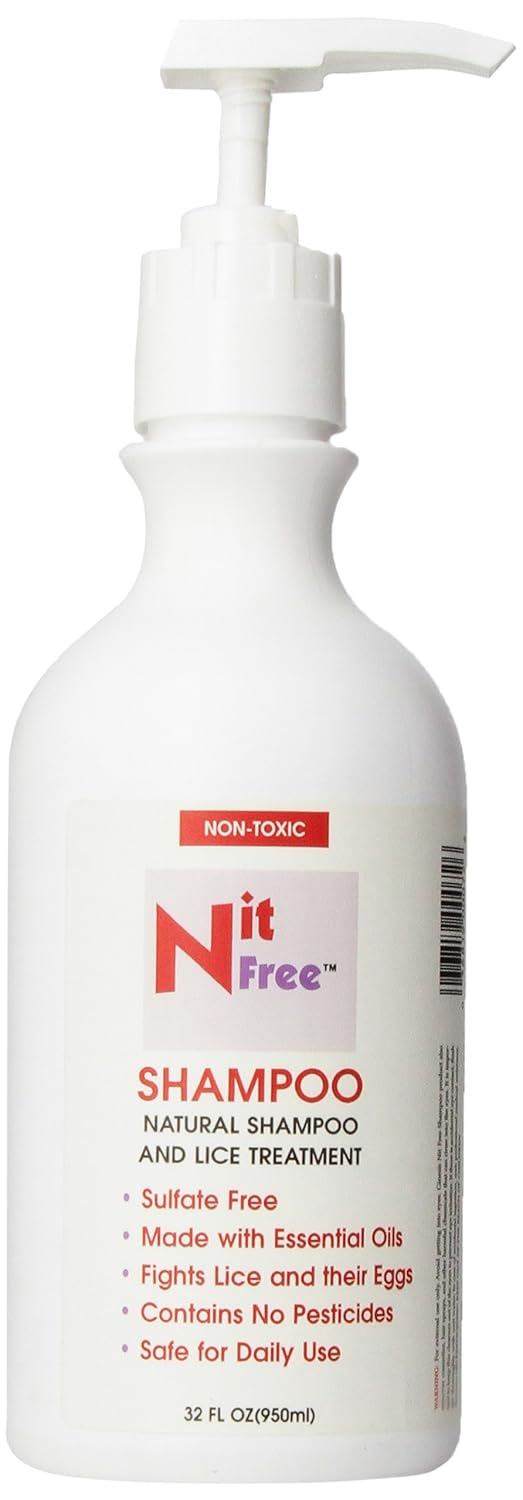 Nit Free Shampoo (32Ounce) Lice Shampoos And Rinses